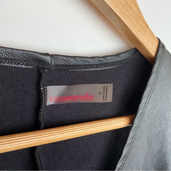 COMMANDO Vegan leather bodysuit Womens size S - Picture 6 of 7